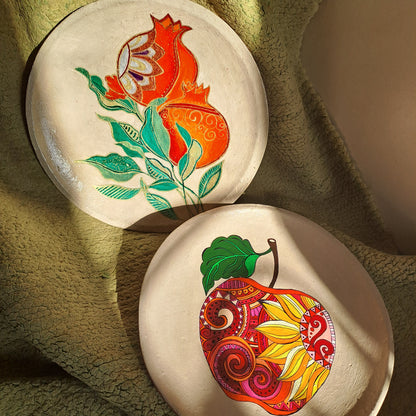 Pomegranates in Bloom