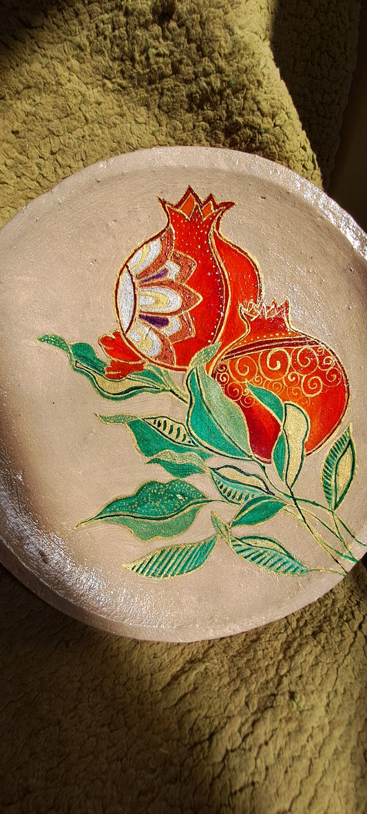 Pomegranates in Bloom