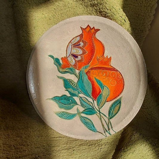 Pomegranates in Bloom